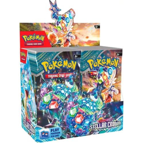 Pokemon Scarlet & Violet Stellar Crown Booster Box - gamesandtoys