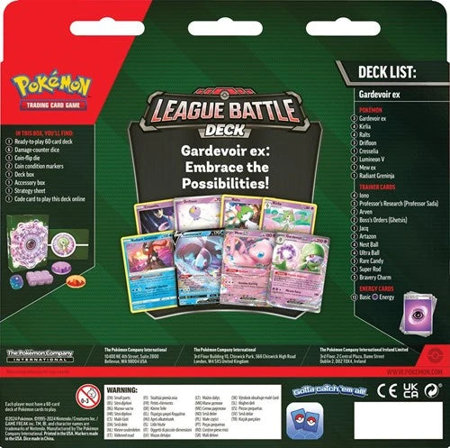 Gardevoir EX League Battle Deck Pokemon - gamesandtoys